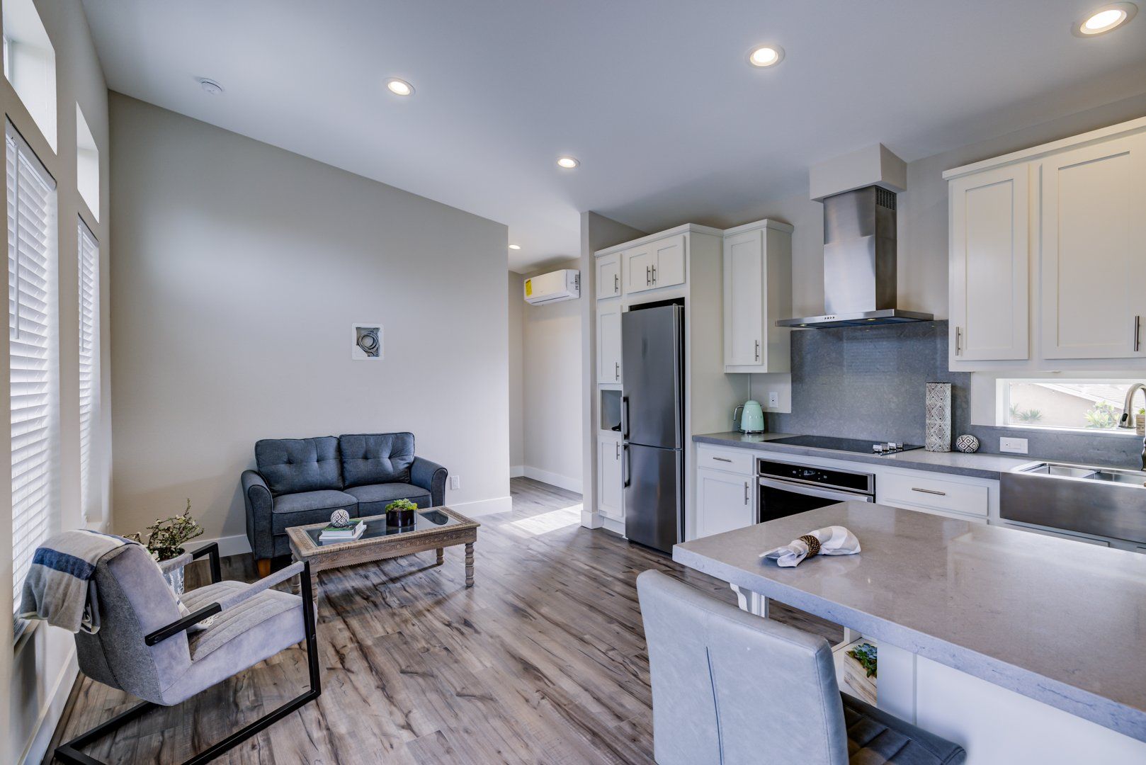Living Room and Kitchen