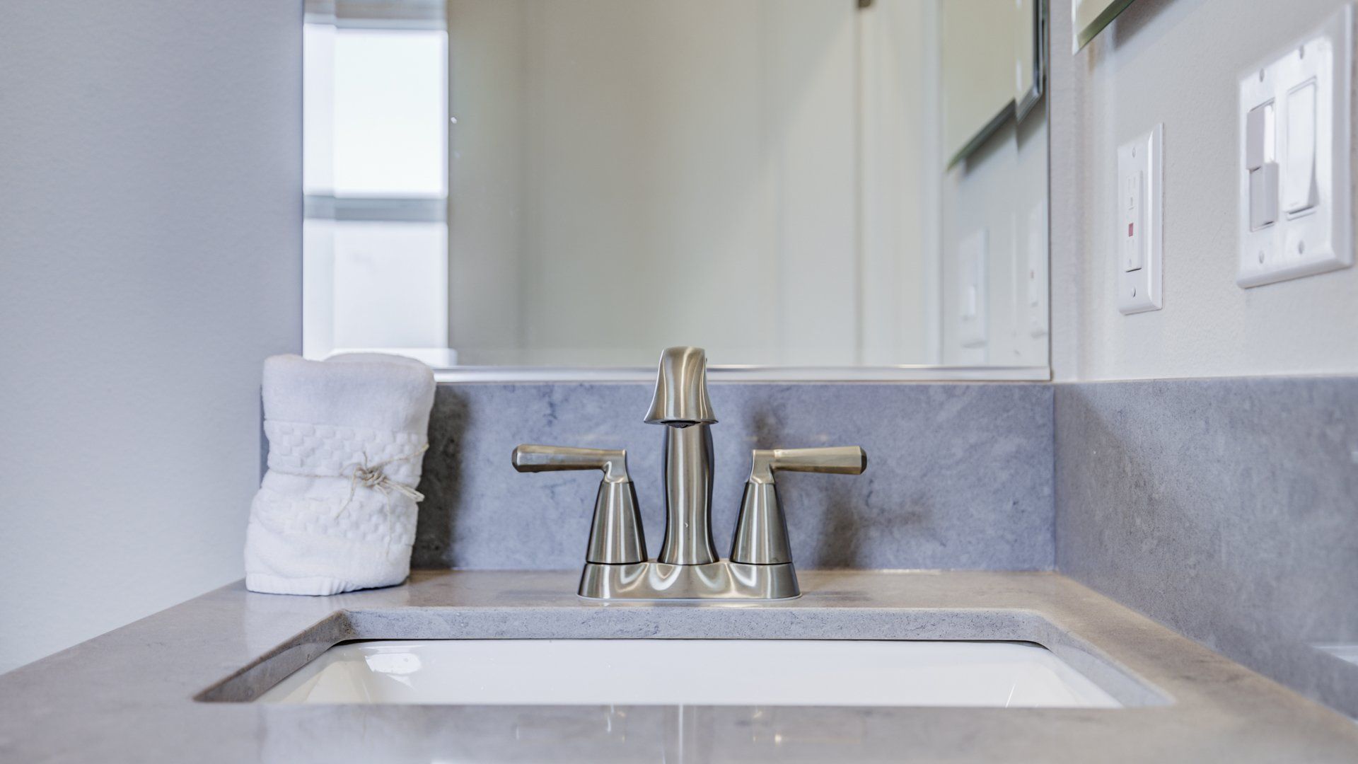 Brushed Nickle Bathroom Faucet