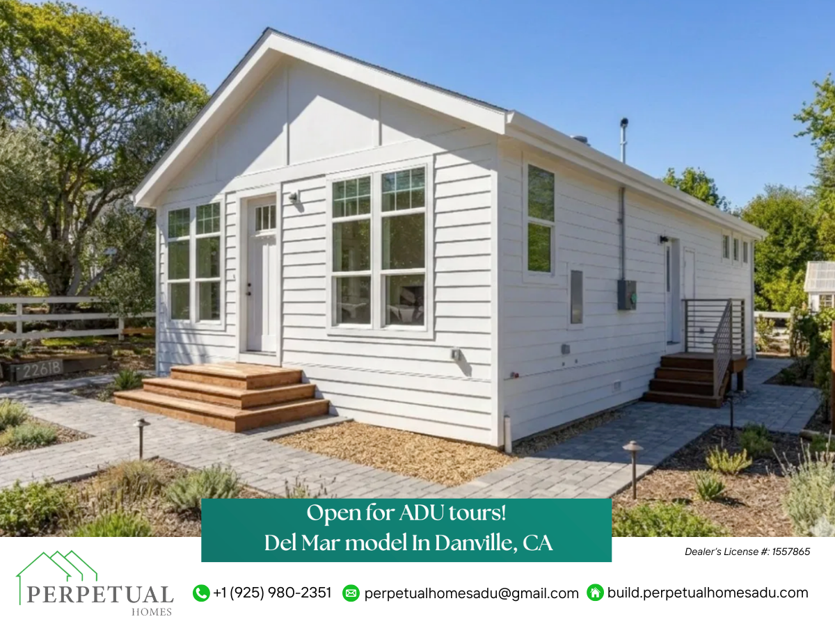 Del Mar Model in Danville CA - Perpetual Homes ADU