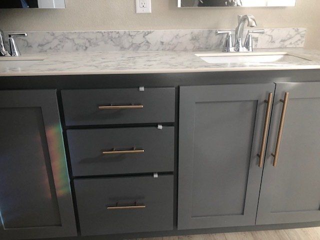 Marble Double Vanity