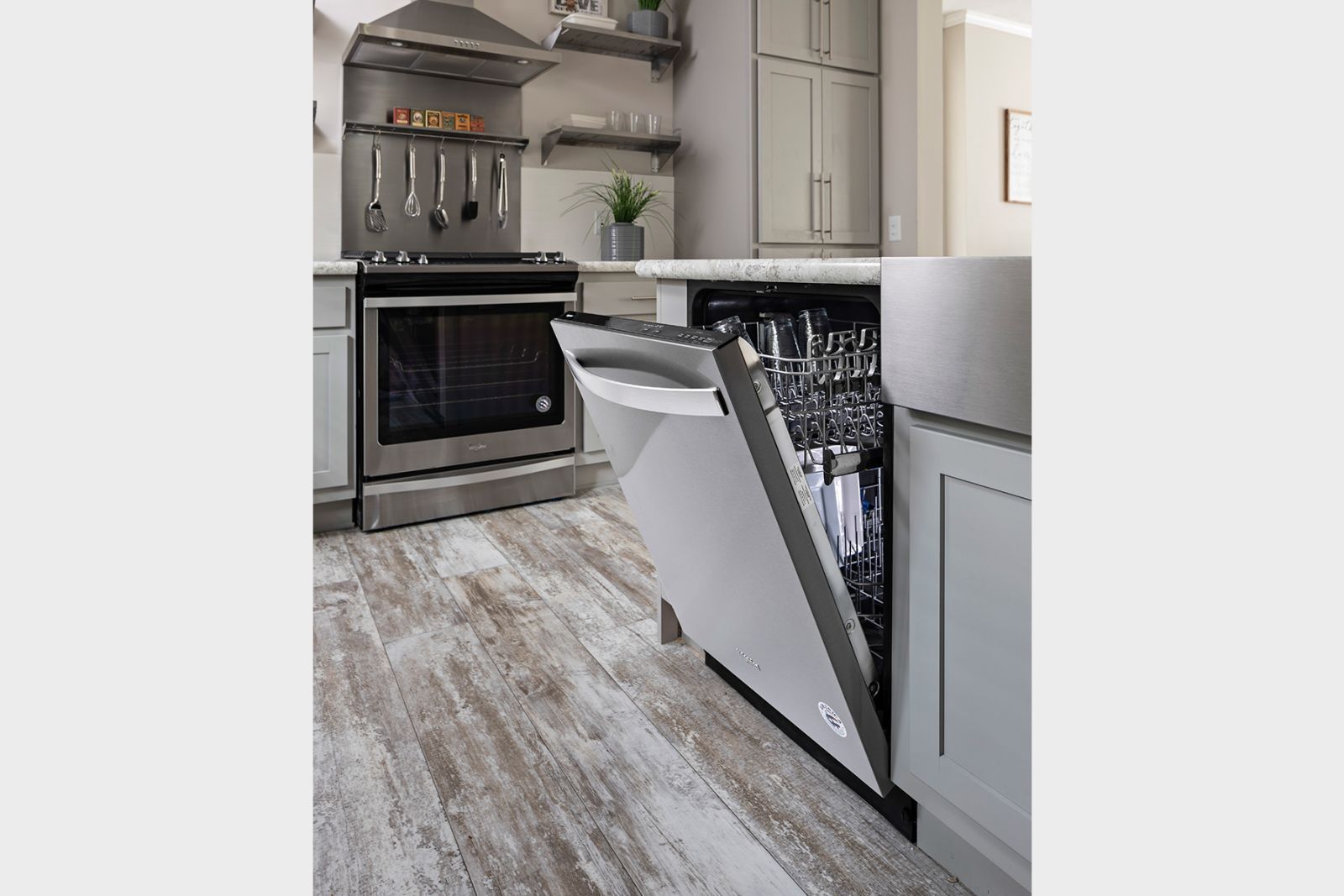 Dishwasher under Island