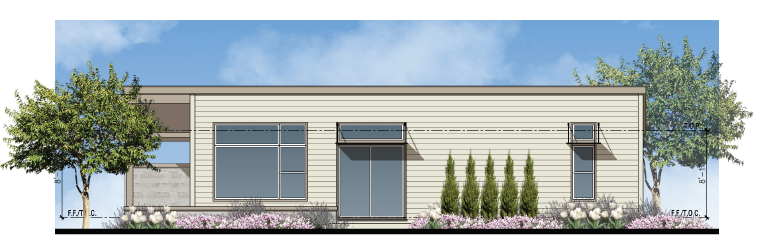 Monterey Modern Front Elevation