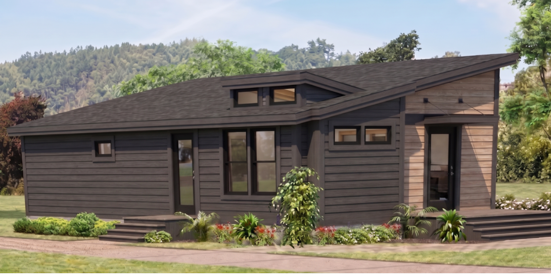 The Newport Model from Perpetual Homes ADU is a Modern prefab single-family home.