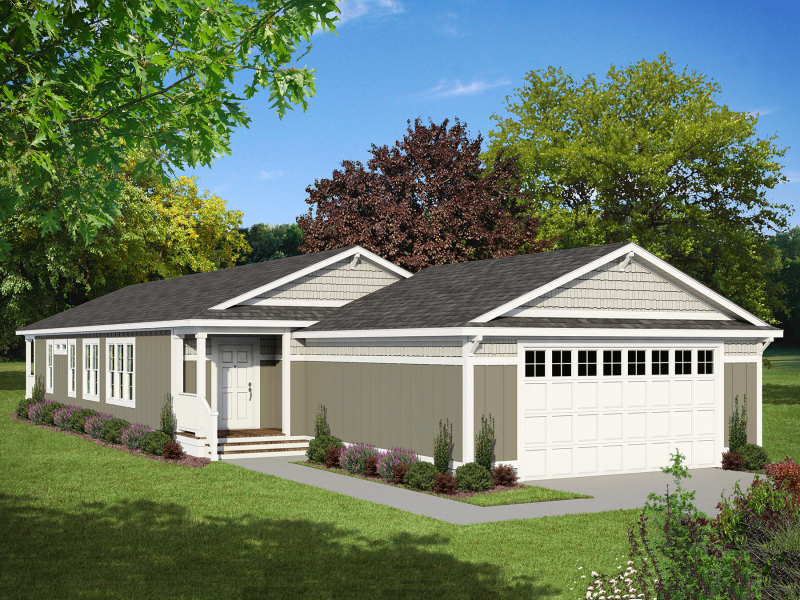 The Clearwater Exterior 3 Front Elevation