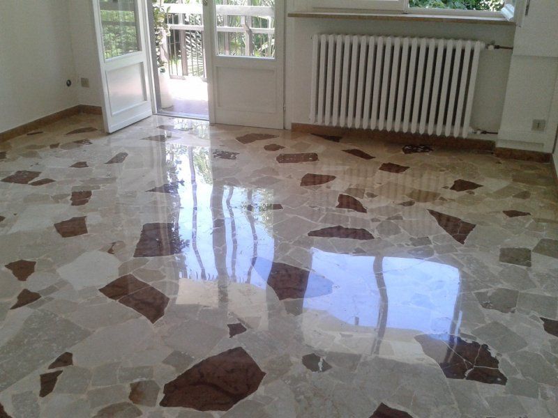 pavimento marmo fatto