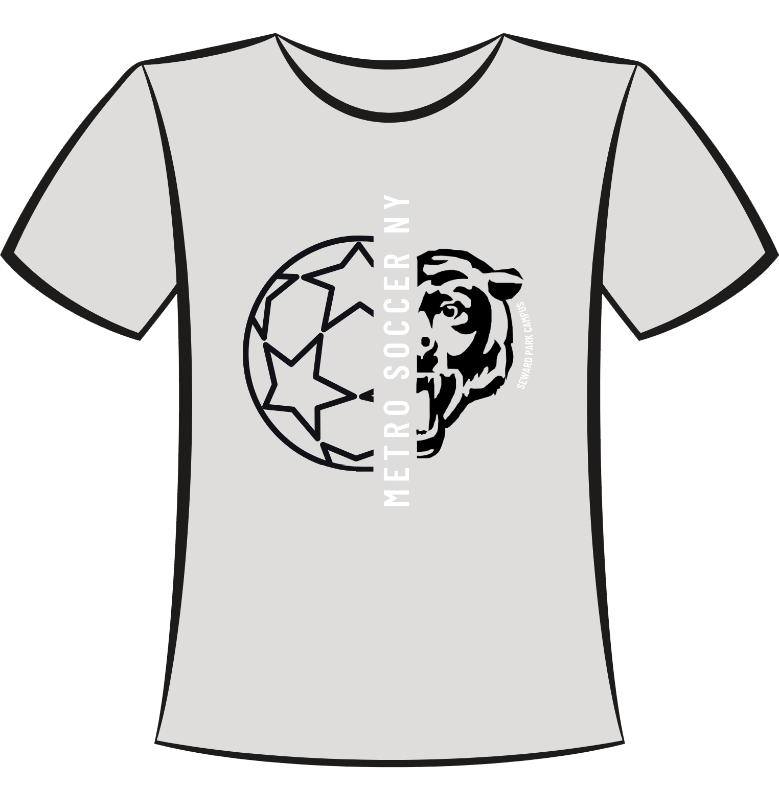 T-Shirt designed for Metro Soccer by members of the Youth Design Collective