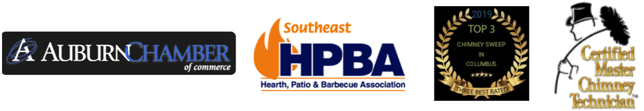A collage of logos including one for the auburn chamber