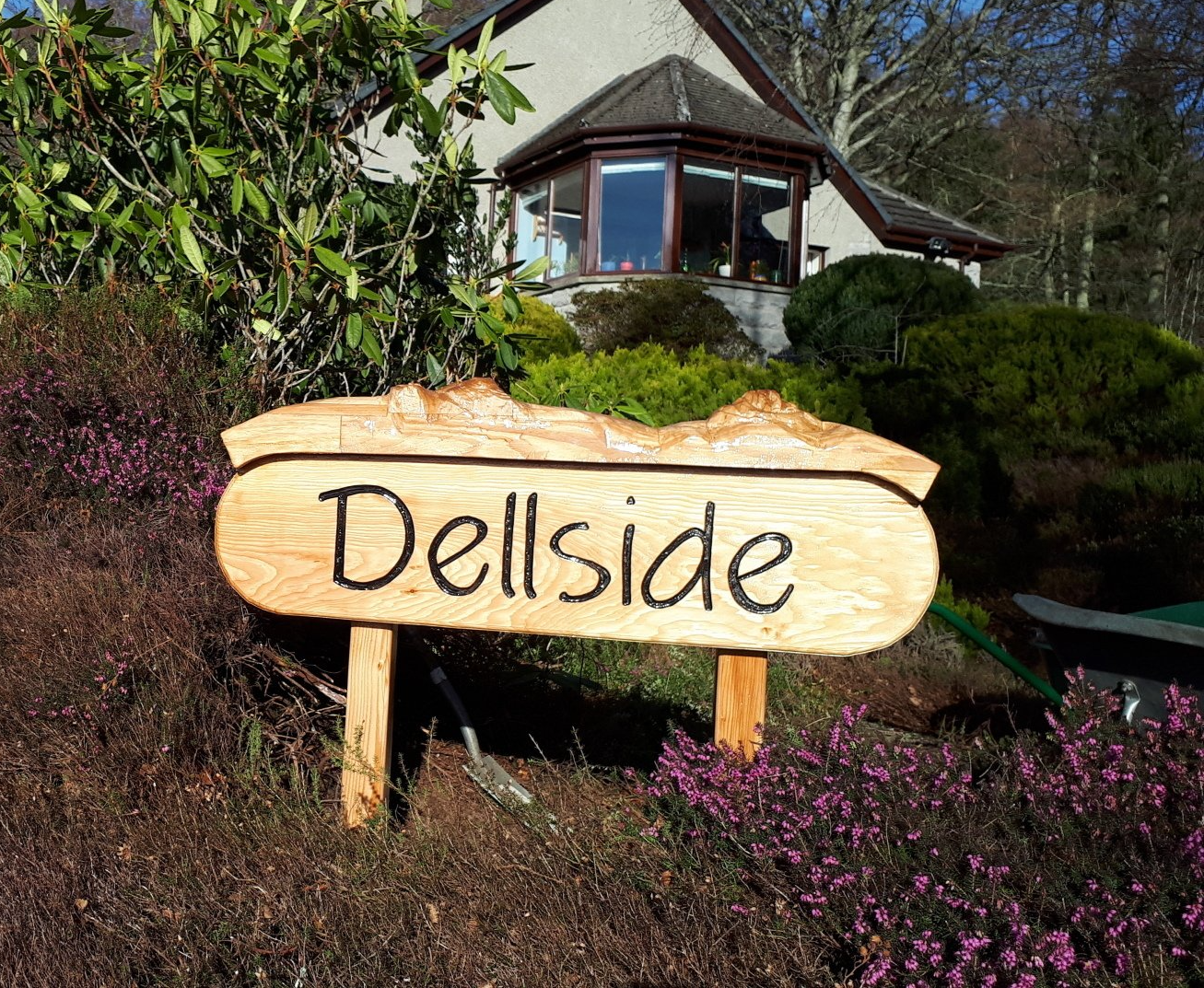 High impact 3D Scottish house signs