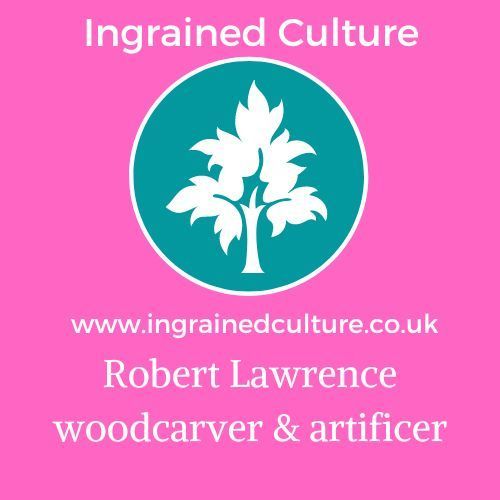 Ingrained Culture woodcarver and artificer logo
