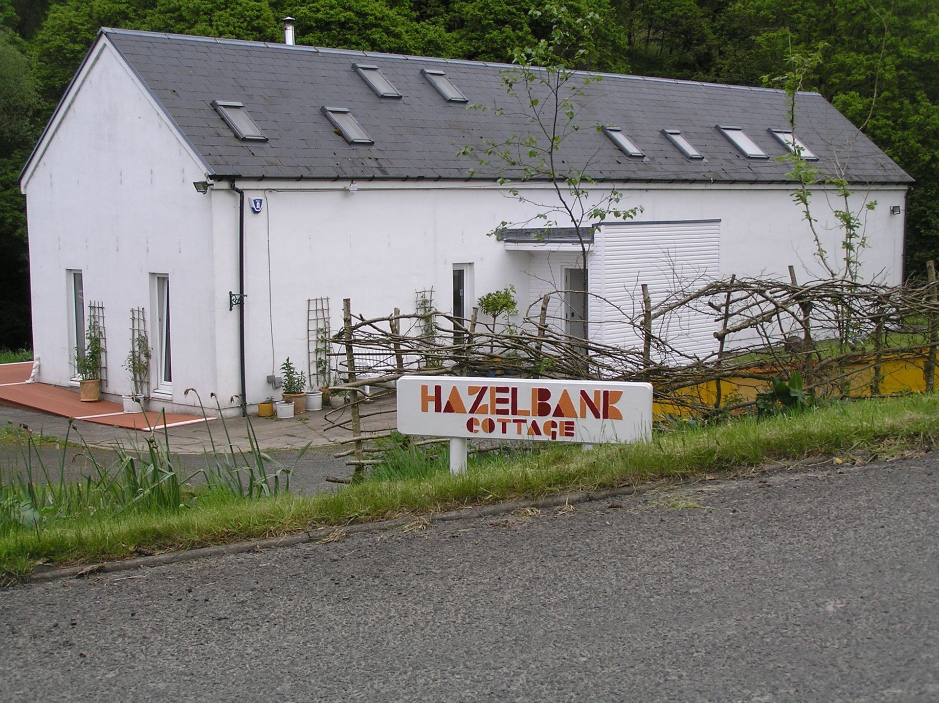 A modernist house sign made by Ingrained Culture.