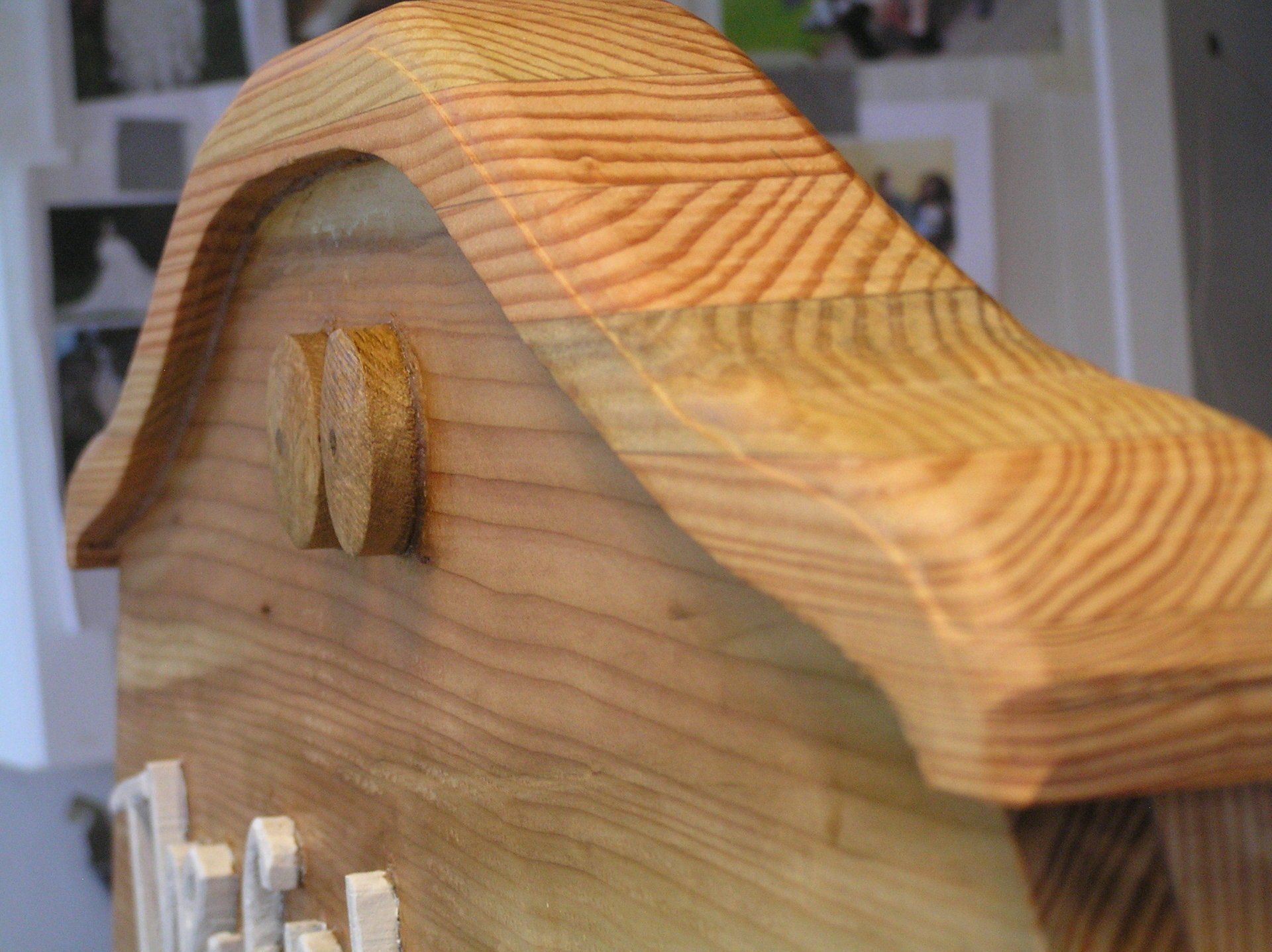 Wooden house sign by Ingrained Culture