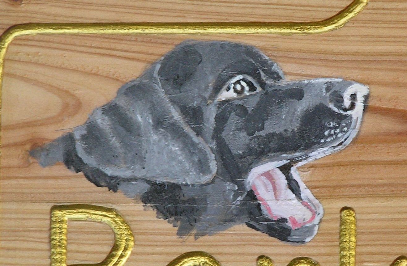 Pet portrait painted by Ingrained Culture