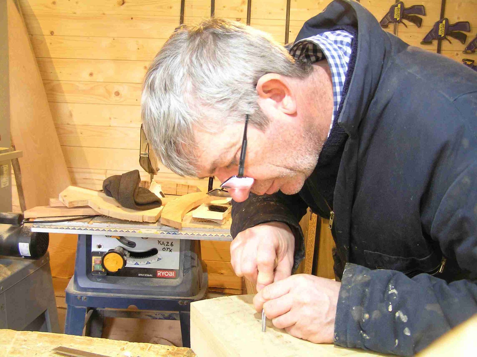 British sculptor and maker of Public Art Robert Lawrence of Ingrained Culture 