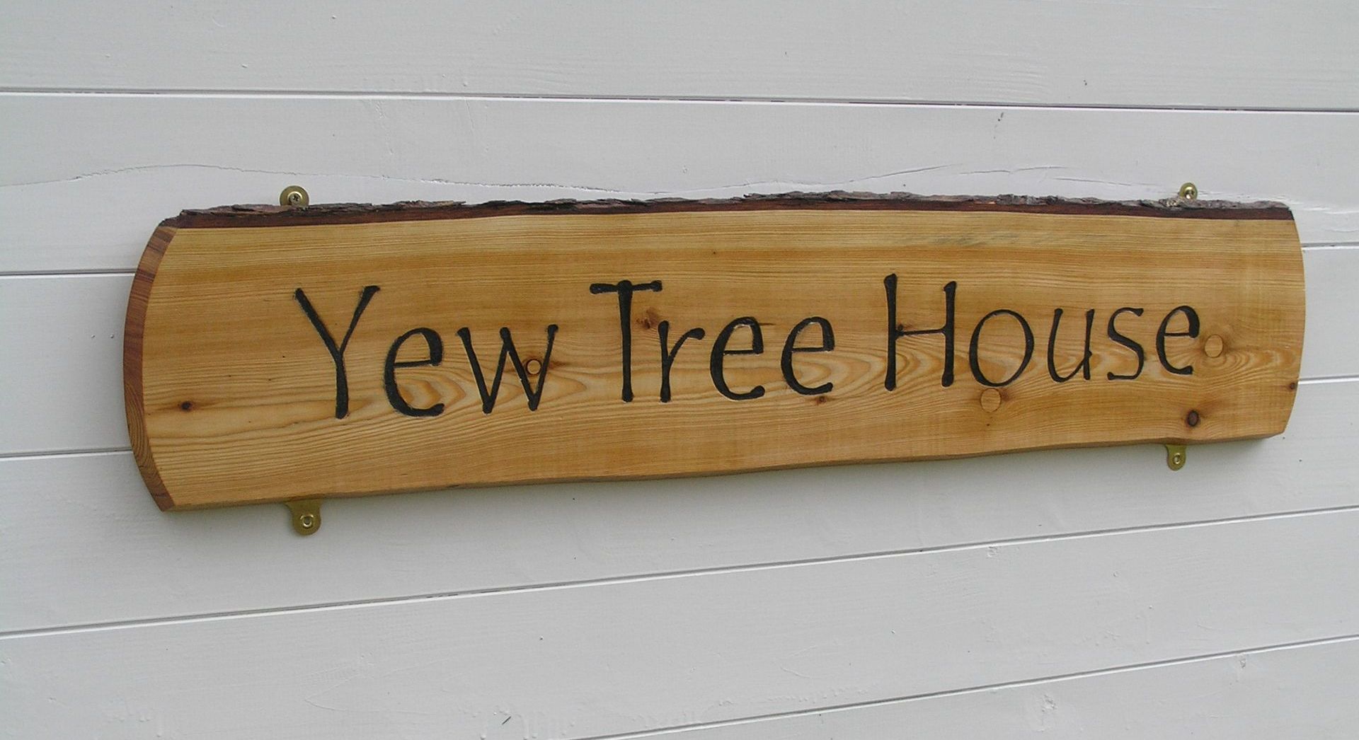 Natural environment house sign, made by Ingrained Culture 2024