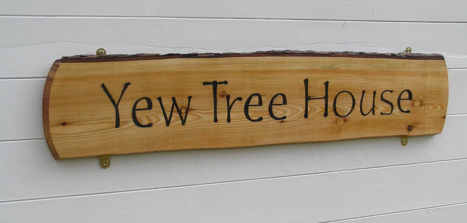 Natural environment house sign, made by Ingrained Culture 2024