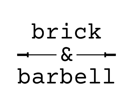 Logo for OC Fit Club: Blue text with a palm tree and orange sun.