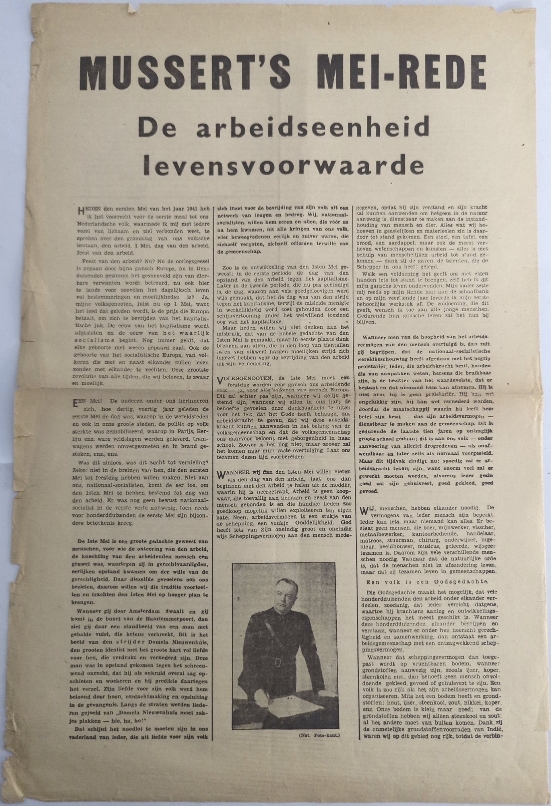 Mei‑rede van Anton Mussert