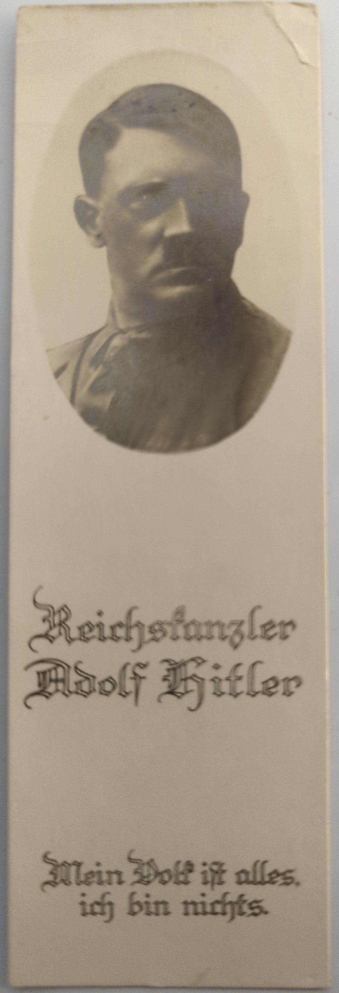Boekenlegger “Reichskanzler Adolf Hitler - Mein Volk ist alles”