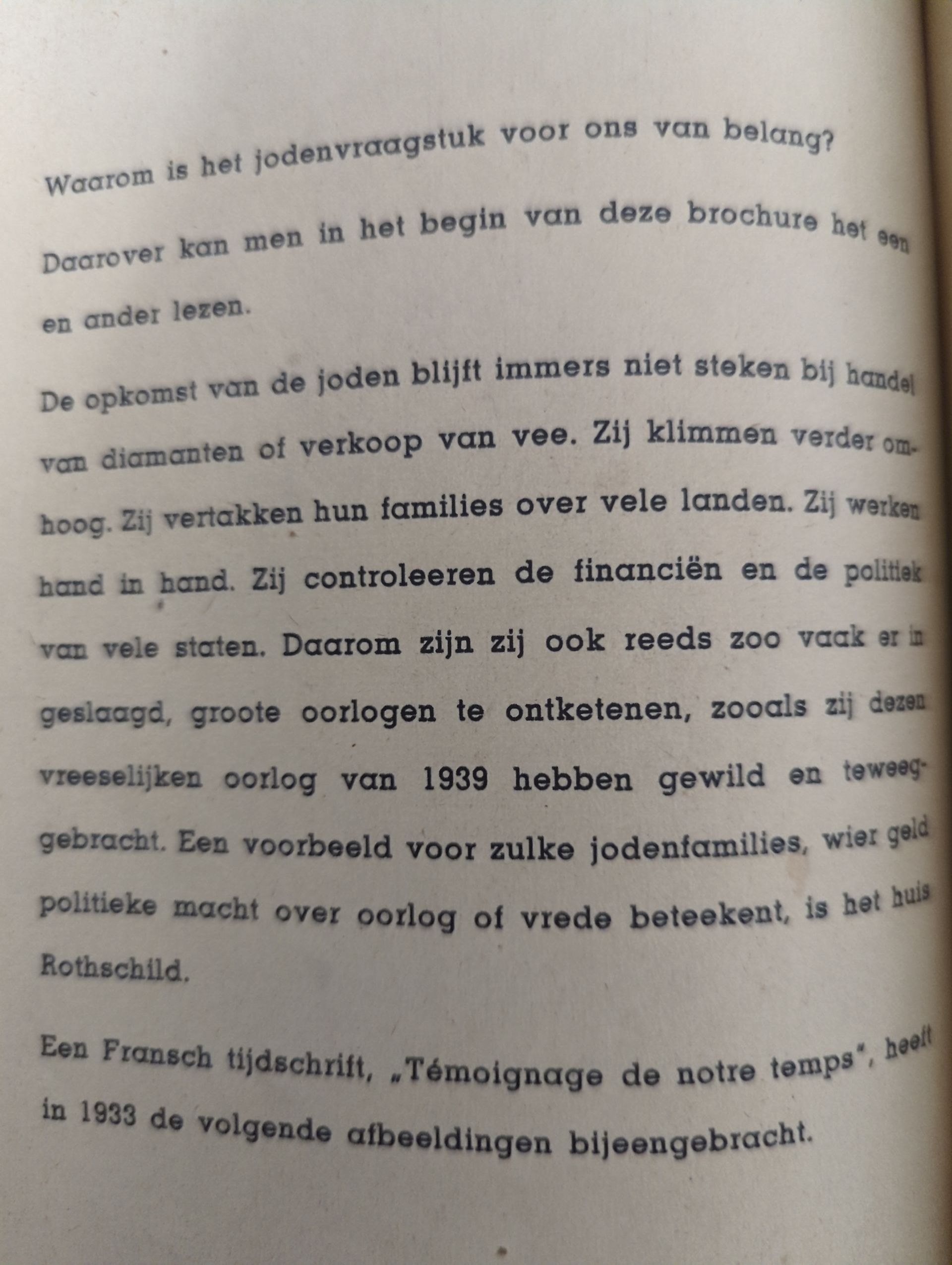 Propaganda-boekje “De Joden in Nederland”