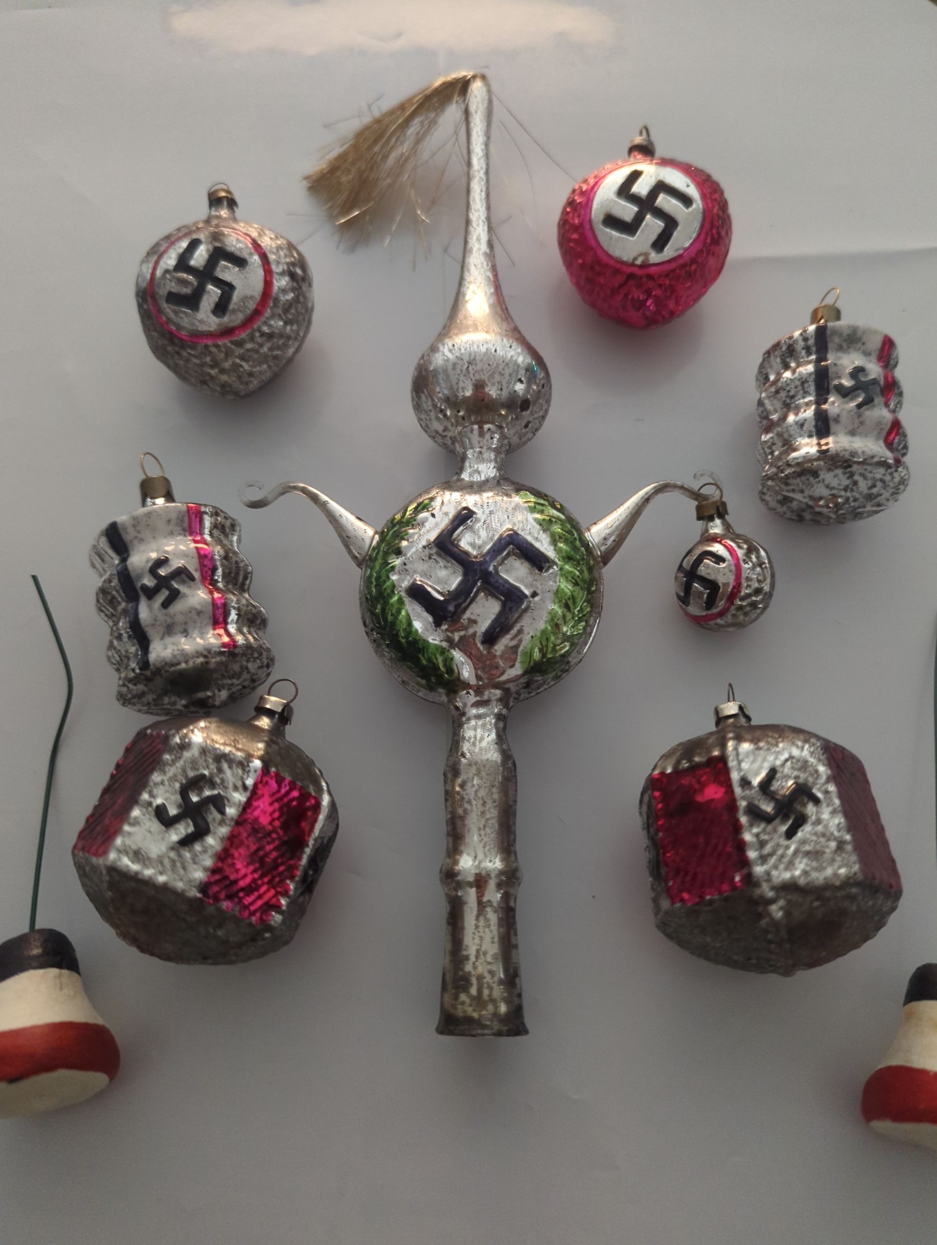 Duitse glazen kerstornamenten (jaren ’30)