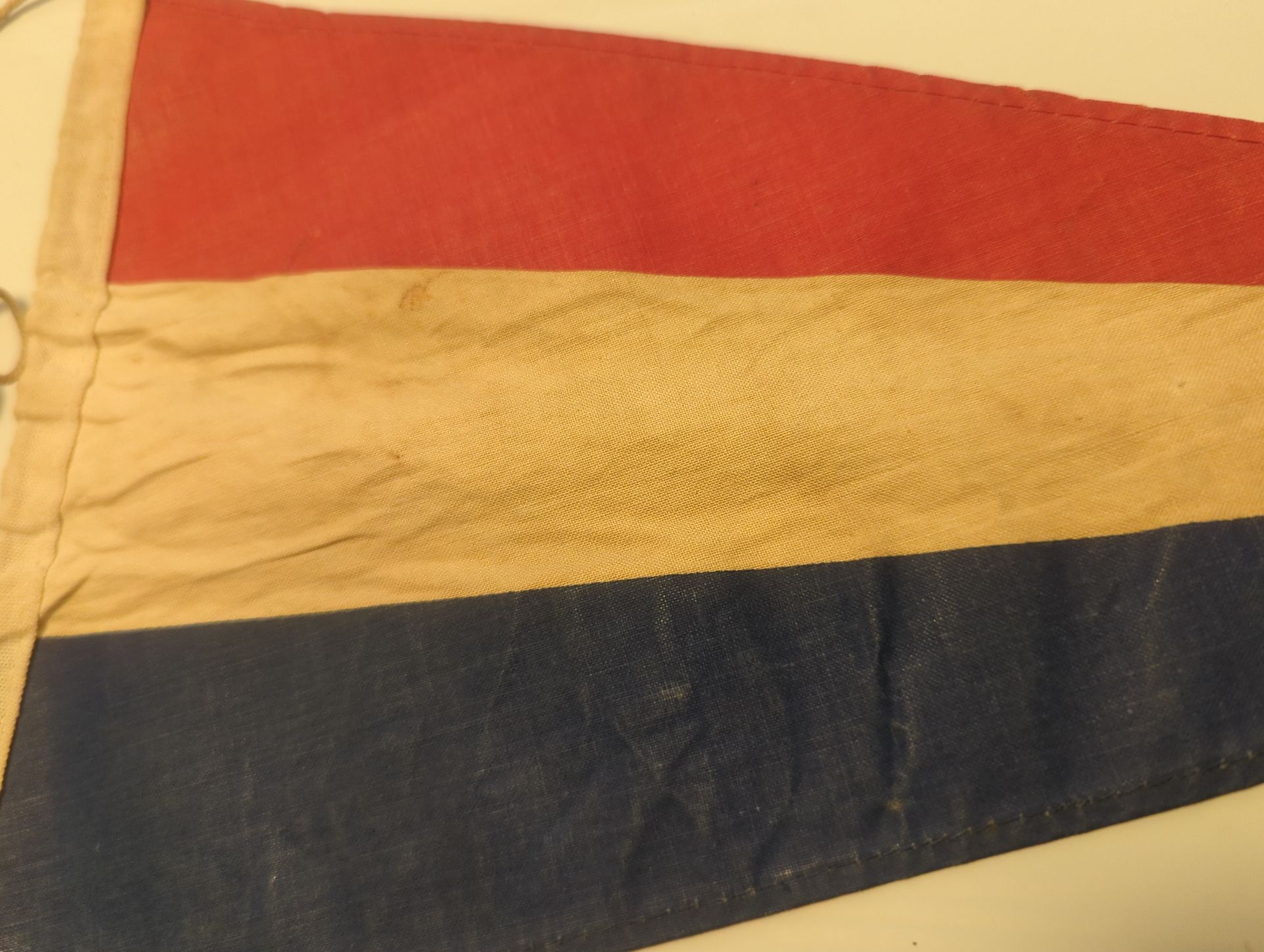 rood wit blauw pennant ww2 original militaria