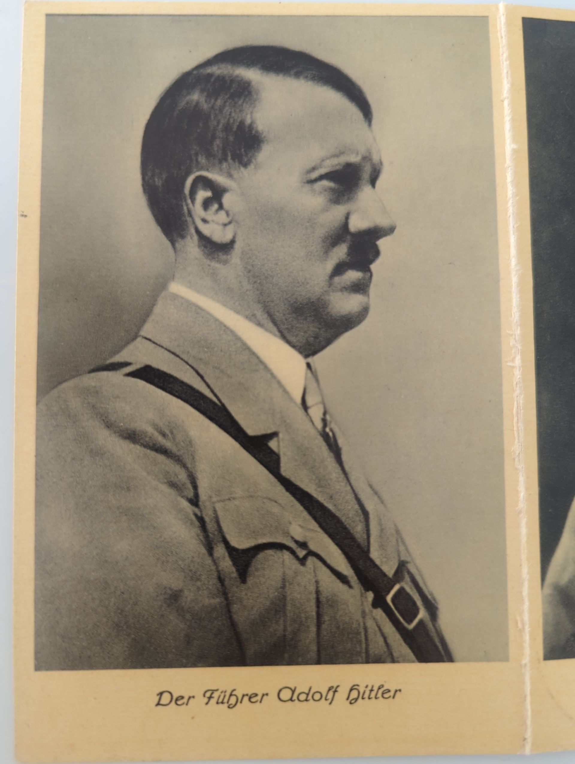 Hitler & Mussilion WW2 militaria origineel