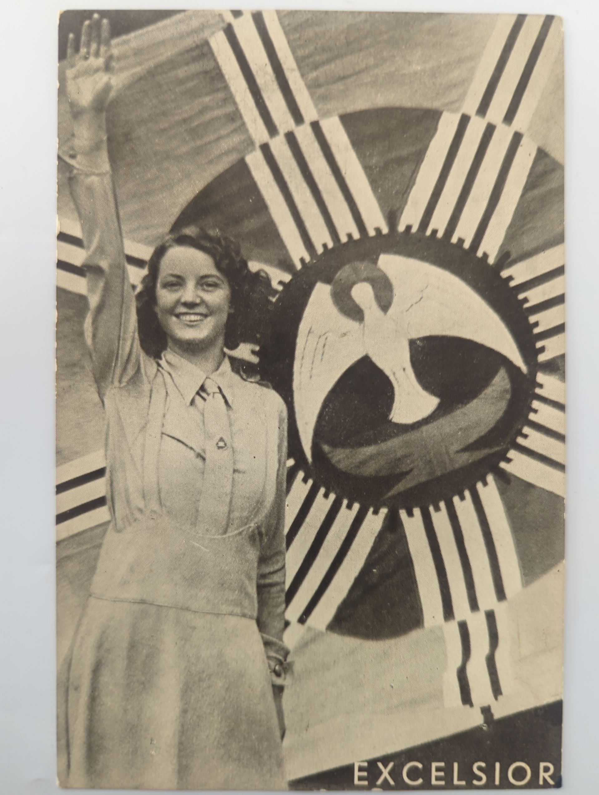 Nationale jeugdstorm postkaart WW2 militaria origineel