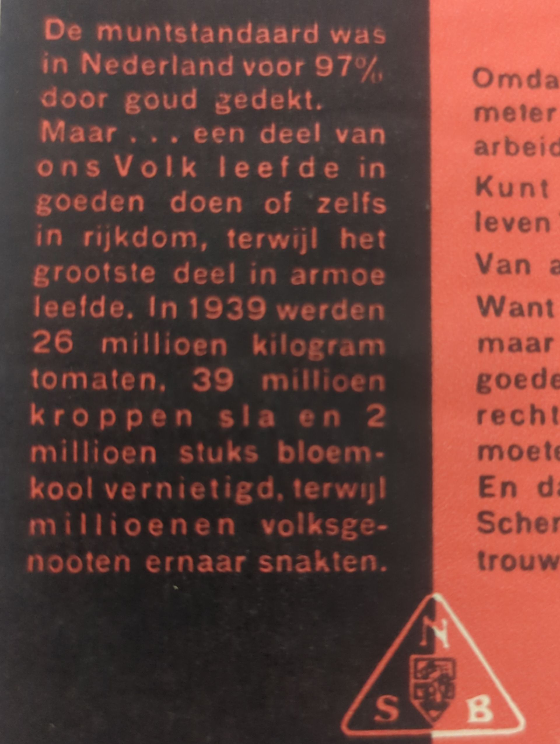 NSB propaganda militaria origineel WW2