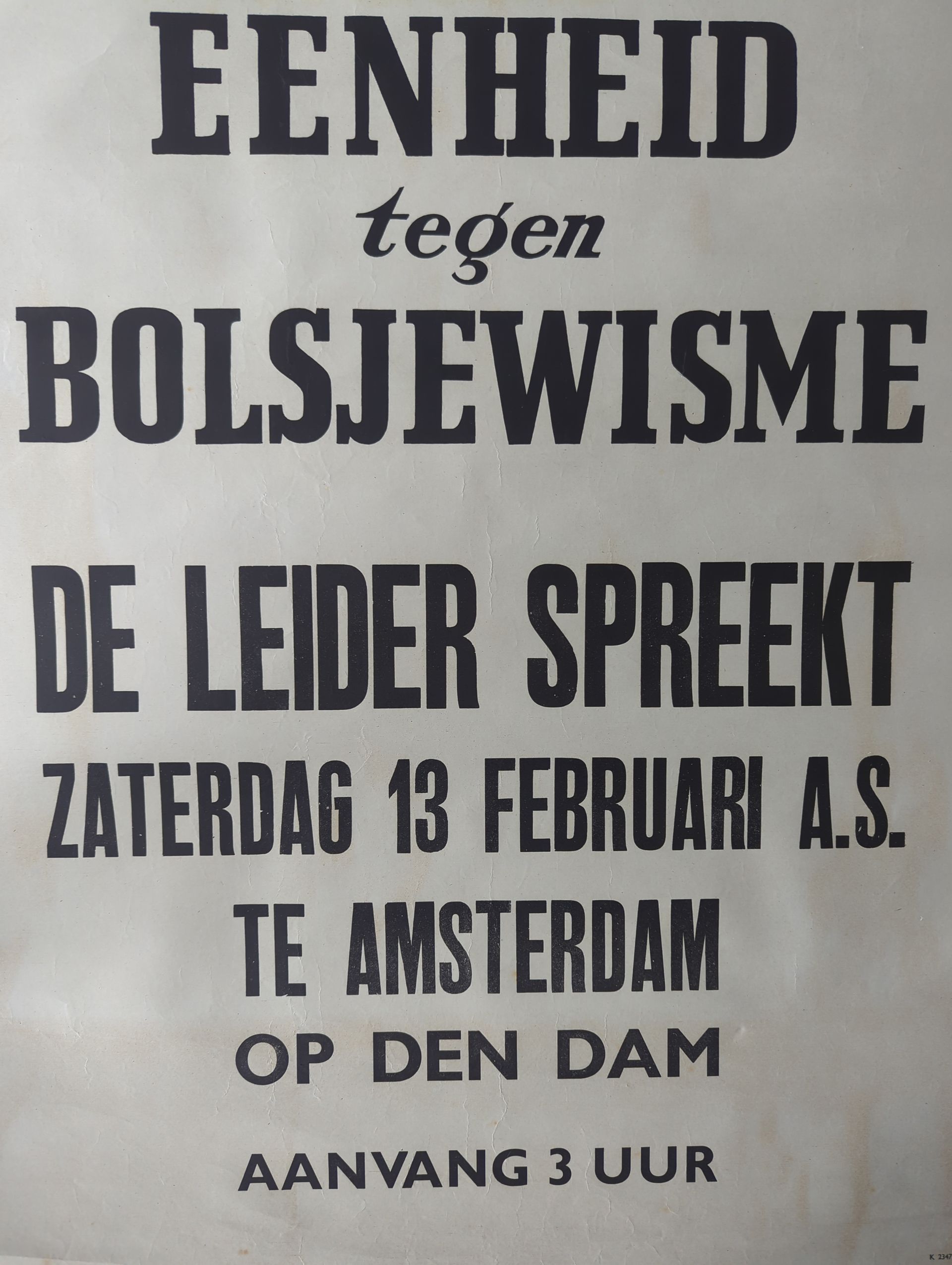 Eenheid Tegen Bolsjewisme – De Leider Spreekt