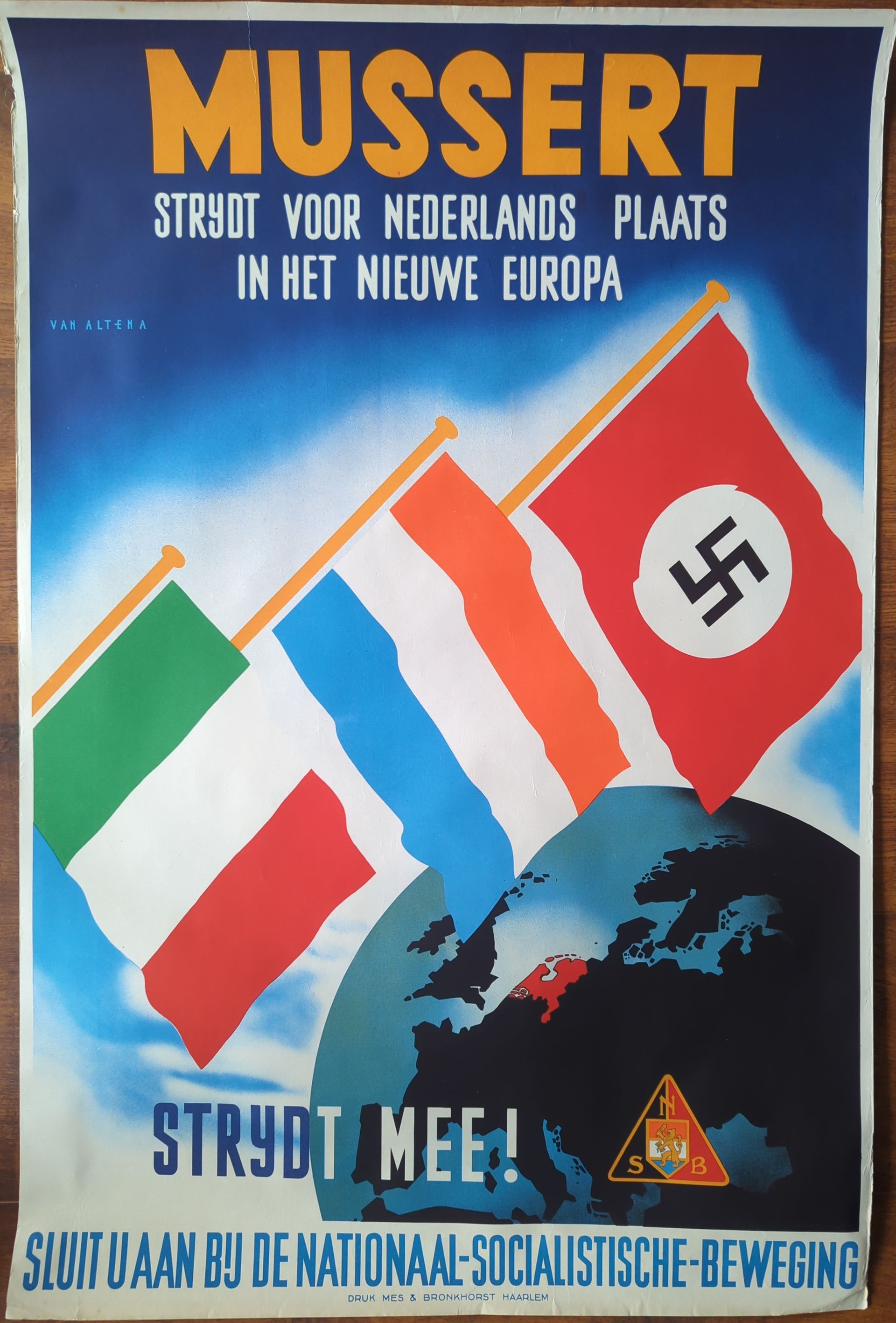 Mussert strijdt voor Nederlands’ plaats in het nieuwe Europa