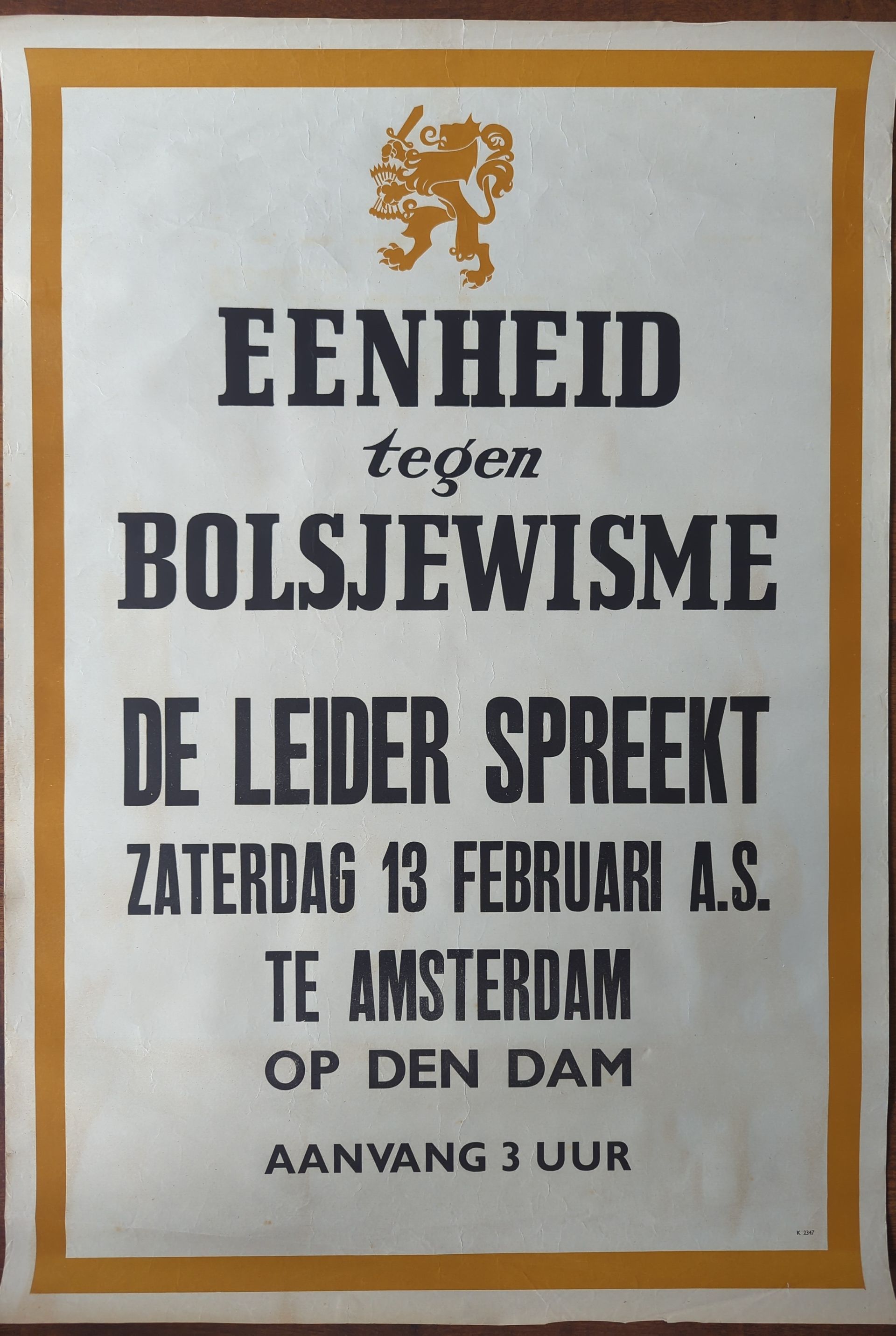 Eenheid Tegen Bolsjewisme – De Leider Spreekt