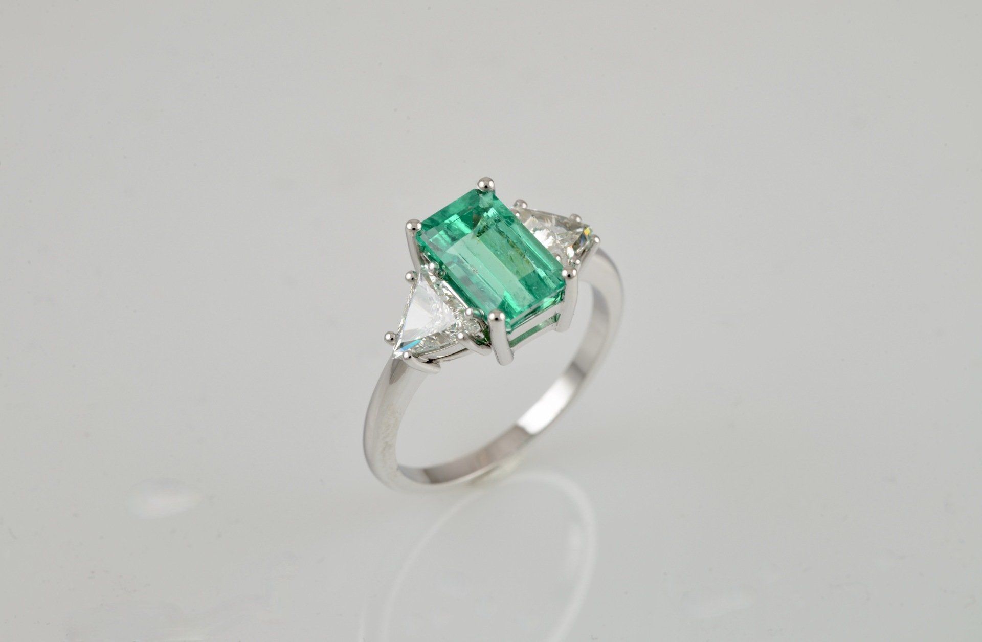 Emerald-Diamanten Ring