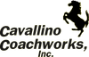 Cavallino Coachworks, Inc. logo with a black rearing horse silhouette over the text.