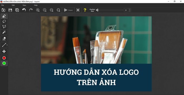 Hướng dẫn xóa logo trên ảnh