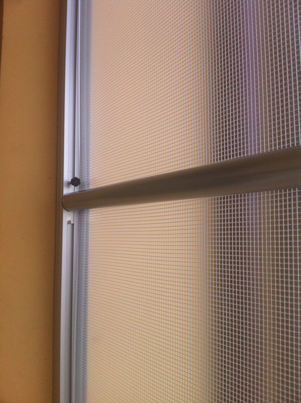 Particolare di tenda a guida invernale