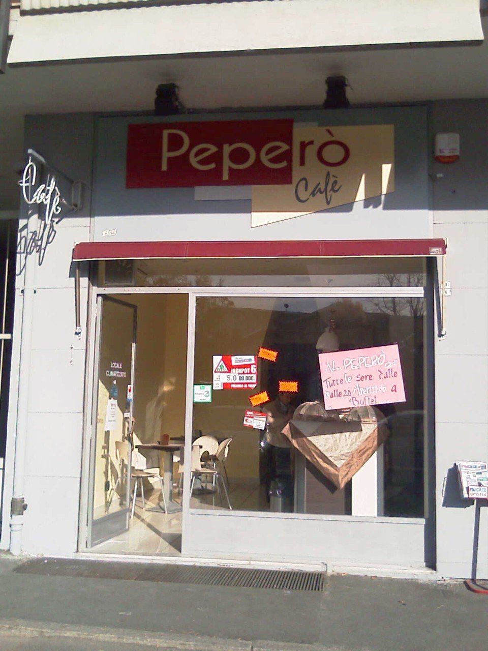 Tende alla pantalera Peperò Cafè