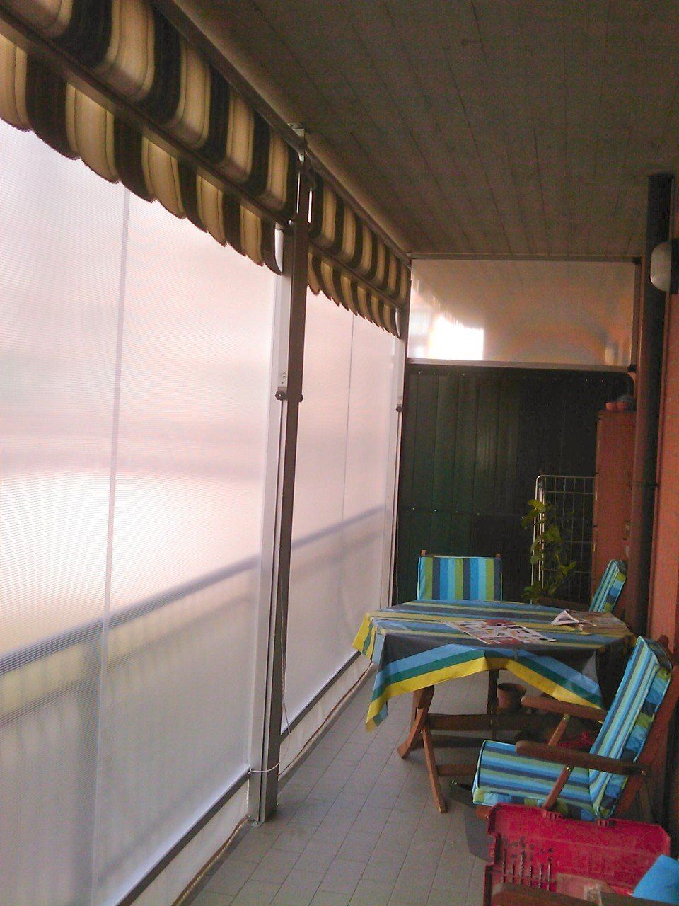 Tenda doppia a telaio fisso dall'interno