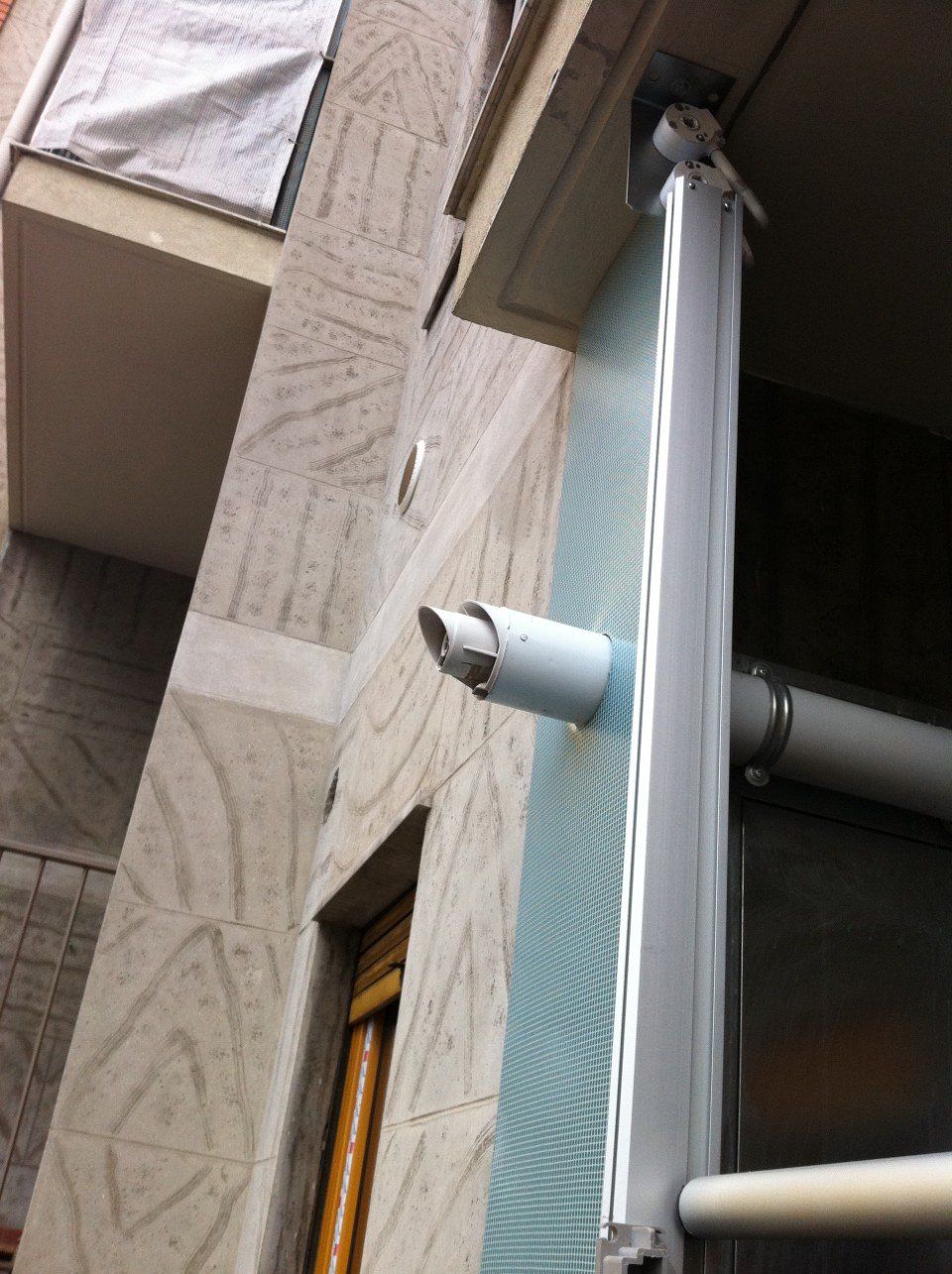 Particolare del telaio esterno