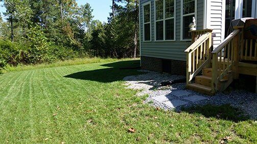 House with wide yard — Richmond, VA — Land Designs LLC