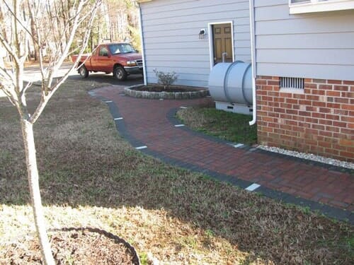 Paver walkway — Richmond, VA — Land Designs LLC