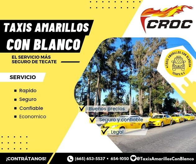 Taxis Amarillos Tecate