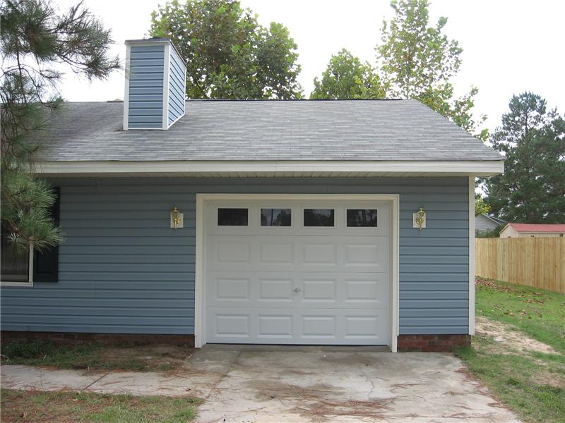 new single car garage