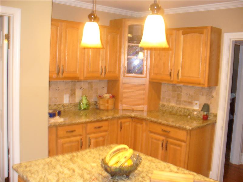 Off-Focus Photo of Kitchen Countertops & Kitchen  Island | Kitchen Remodeling | Fayetteville, NC