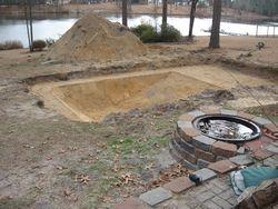 Construction Site for Pool | Pool Builder | Fayetteville, NC