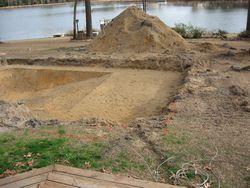 Construction Site for Pool | Pool Builder | Fayetteville, NC