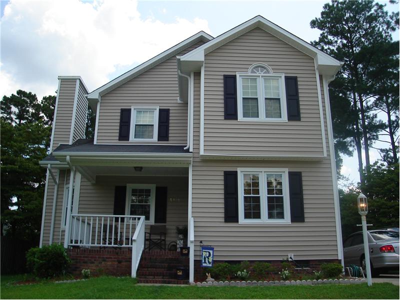 Two Story Home with New Vinyl Siding | Siding Contractor | Fayetteville, NC