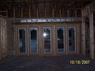 A picture of a building under construction taken on october 18 2007