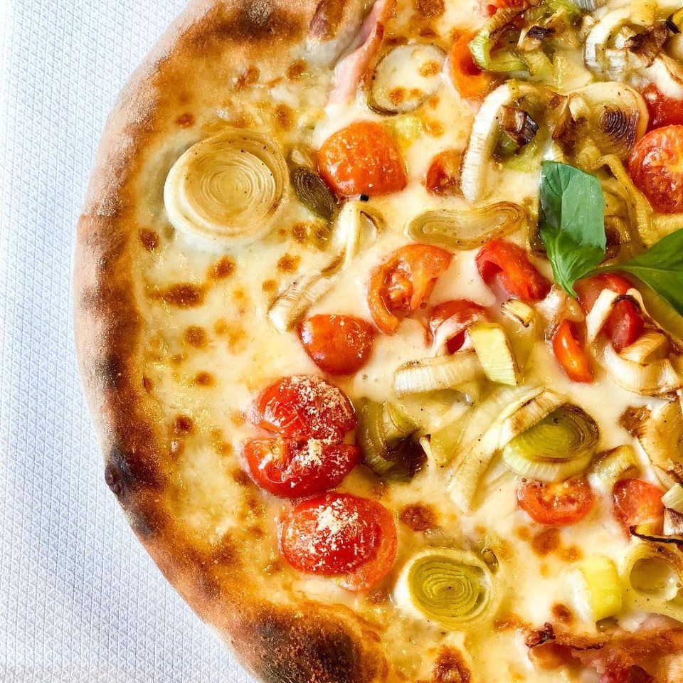 Pizza con carciofini