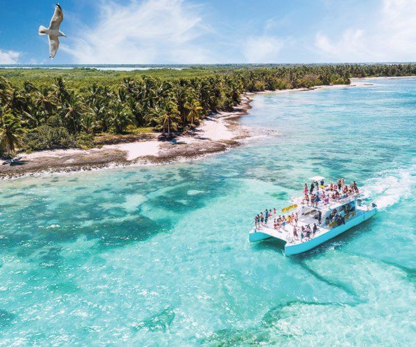 Aerial View of a Boat — Clearwater, FL — Island Boat Tours