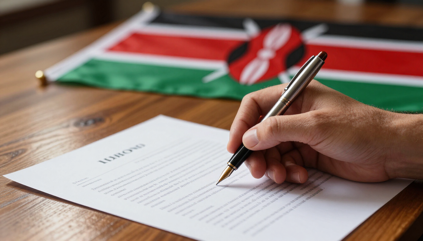 Legal document signing in Kenya
